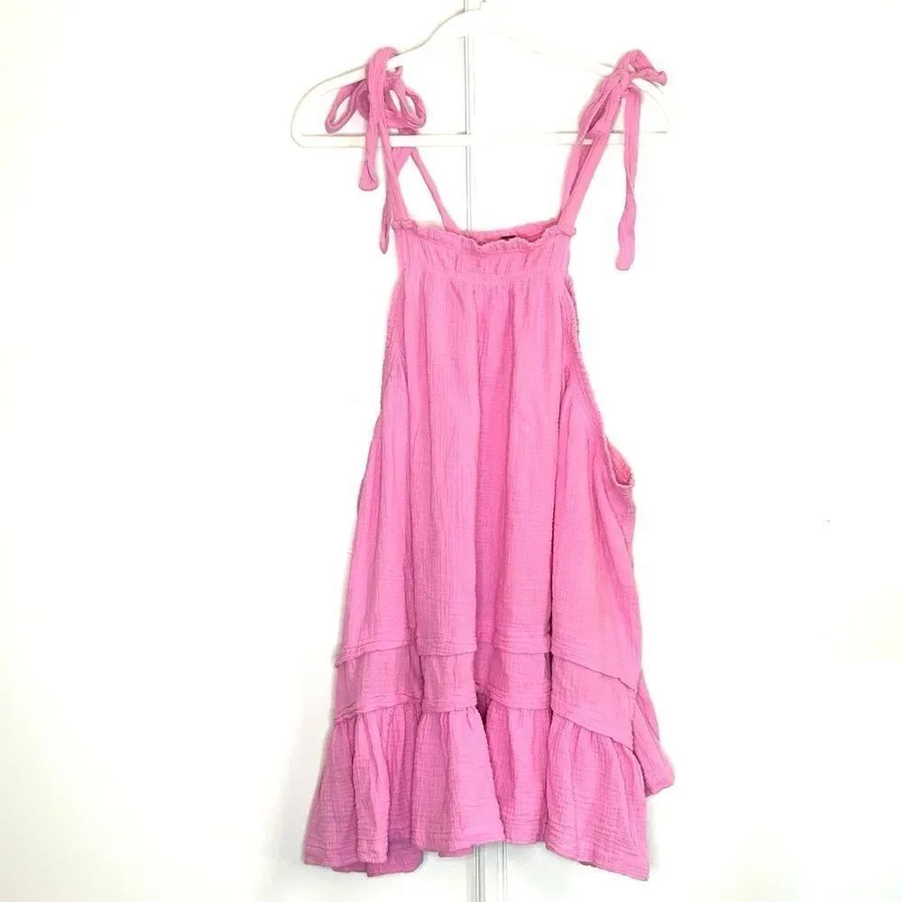 Free People Pink Mini Dress